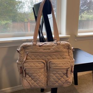 MZ Wallace Crosby City Bag in Mushroom